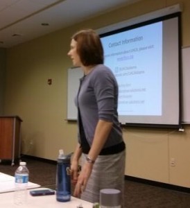 LIHCA leader Ashley Kerr leads messaging training